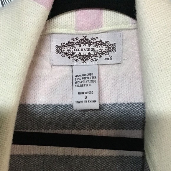 Geometric print Modern Bold Chic Patterned Outerwear Oliver trench coat Size S - Picture 9 of 9